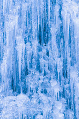 Background of icicles and ice.