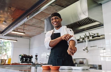 Foto op Plexiglas Gourmet chef in a restaurant kitchen © Jacob Lund