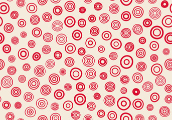 Seamless circles pattern. Vector repeating texture. - 178883794