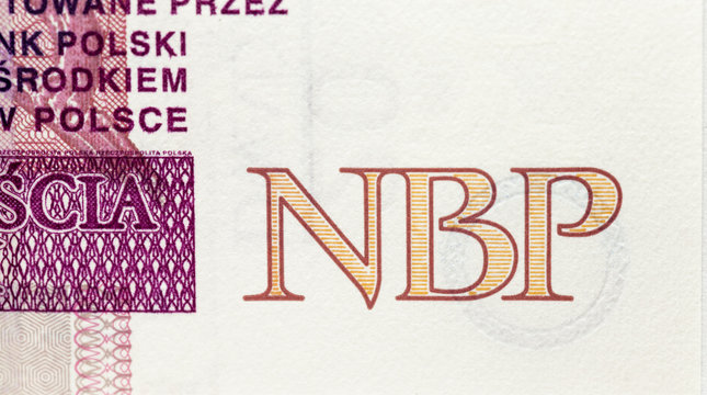 Polish banknotes, close-up