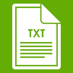 File TXT icon green