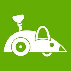 Clockwork mouse icon green