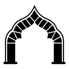 Arch icon, simple style