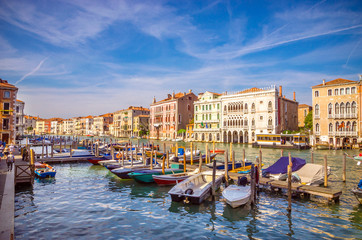 Obraz premium Panoramic view of famous Grand Canal in Venice, Italy