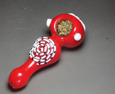 red art glass pipe bowl legal weed