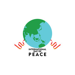 International Day of Peace Logo Vector Template Design