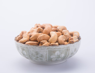 nuts. cashew nuts on the background