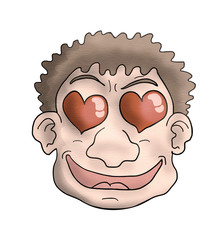 Love man face