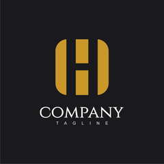 H Company Logo Vector Template Design