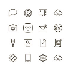 Network flat icon