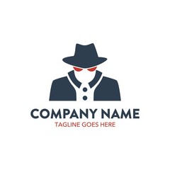 hacker logo. vector. editable.