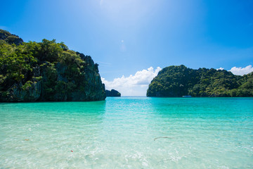 Beautiful Horse Shoe Island in Myanmar