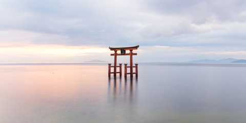 滋賀県 白鬚神社・白髭神社 初日の出