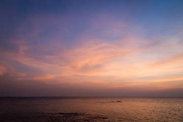 Perfect sunset sky background.