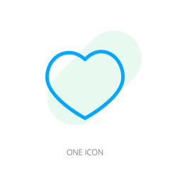 Heart line icon