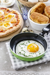 Fried egg dish