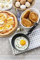 Fried egg dish
