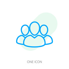 Team line icon