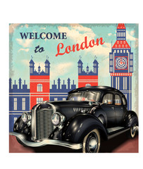 Welcome to London retro poster