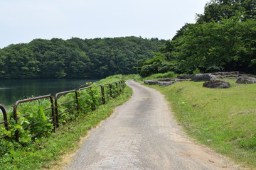 Fototapeta na wymiar 山岳道路