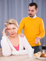 Son proves to mother his position