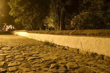 Old stoned road. Colonial.