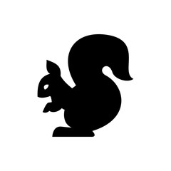 squirrel icon illustration