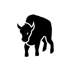 buffalo icon illustration