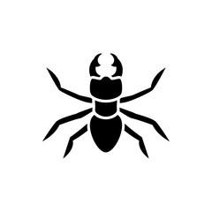 beetle icon illustration