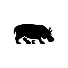 hippopotamus icon illustration