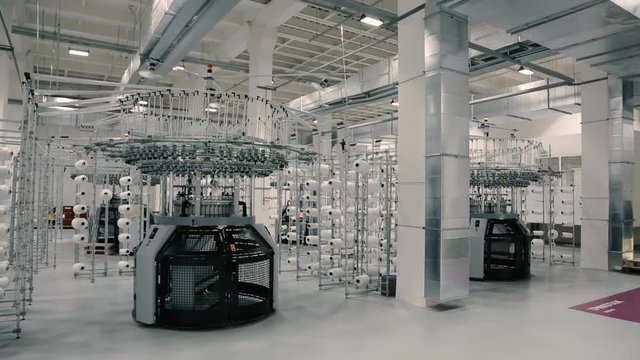 Modern textile factory