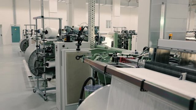 Modern textile factory