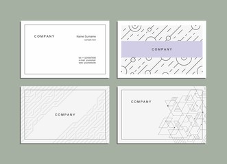 Business card, corporate identity.