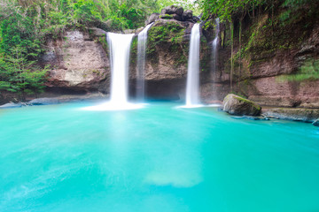 Fototapeta na wymiar Waterfall in Thailand national park