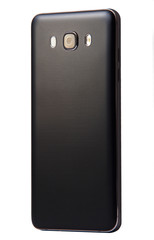 Perspective view of back side of smartphone