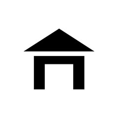 house building icon illustration