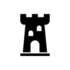 castle icon illustration