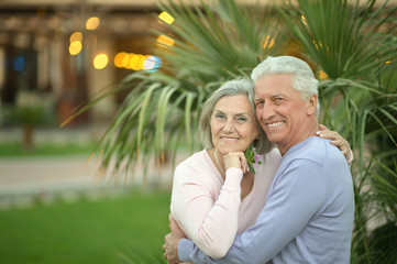 Fototapeta premium Senior couple posing 