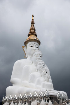 Big Buddhas pagoda at Wat Pha Sorn Keaw, Phetchabun, Thailand.