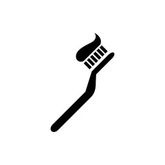 toothbrush icon illustration
