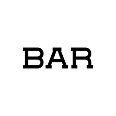 Bar icon illustration