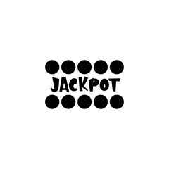 Jackpot icon illustration