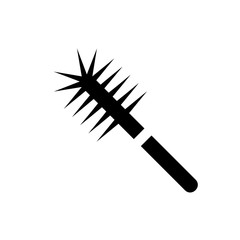 toilet brush icon illustration