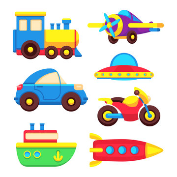 Colorful Baby Toy Transport Set