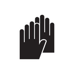 gloves icon illustration