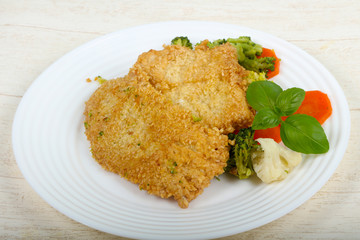 Chicken with sesame seeds