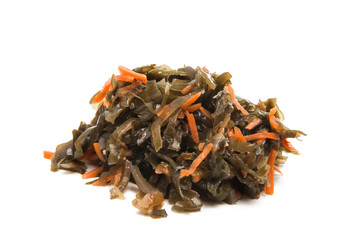 Obraz premium salad with sea kale isolated