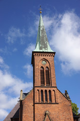 Fototapeta na wymiar Katholische Kirche St. Marien in Eutin, Ostholstein, Schleswig-Holstein