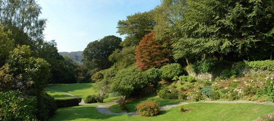 Garden at Wordsworth's cottage, Lakes District England.