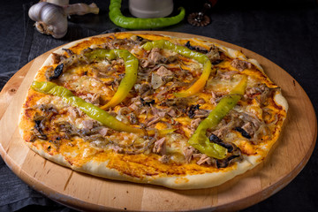 fresh and tasty Peperoni Pizza